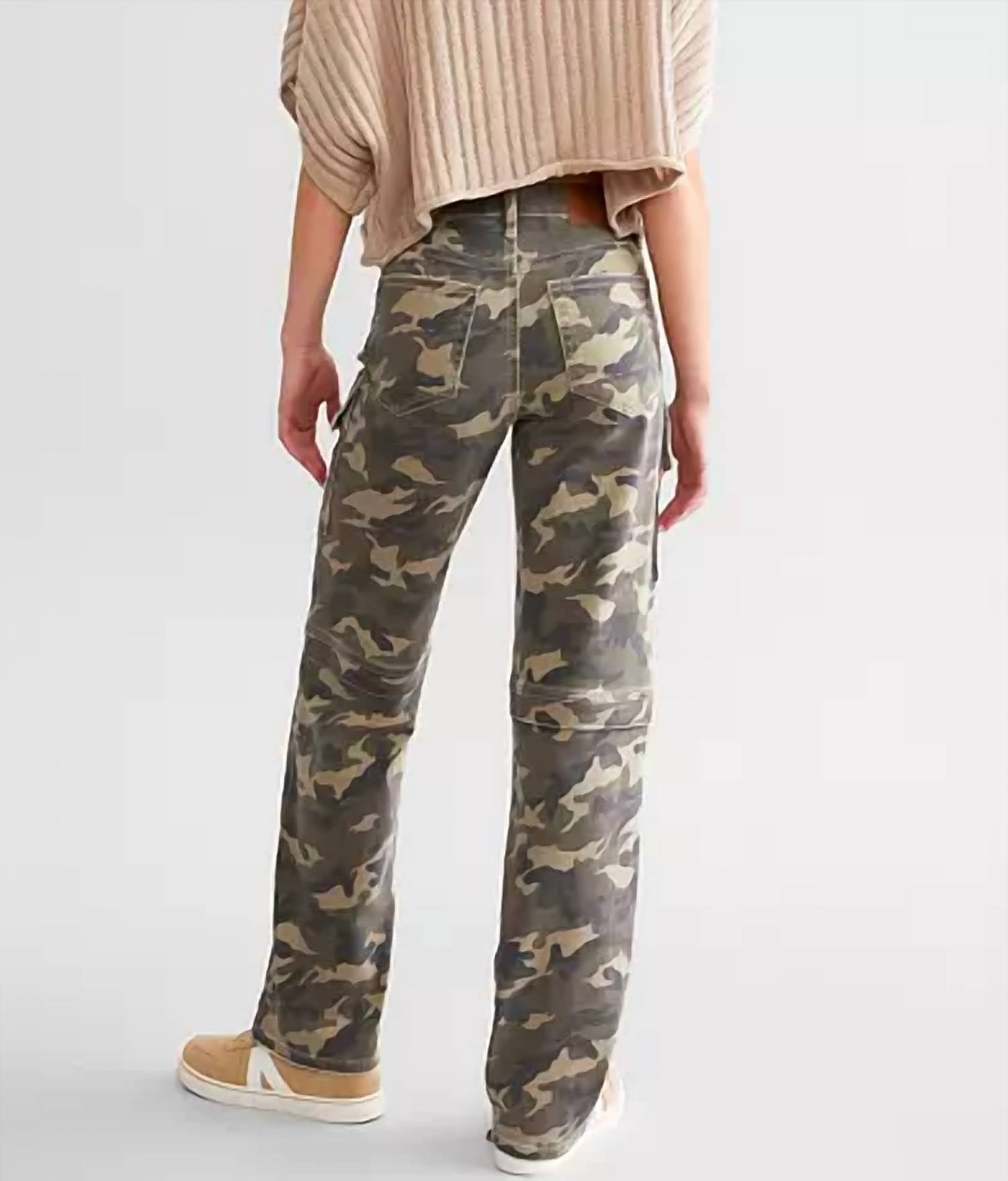 Hidden - Tracey Cargo Straight Stretch Jeans