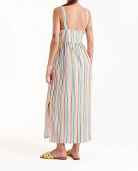 Compania Fantastica - Rainbow Stripe Long Dress