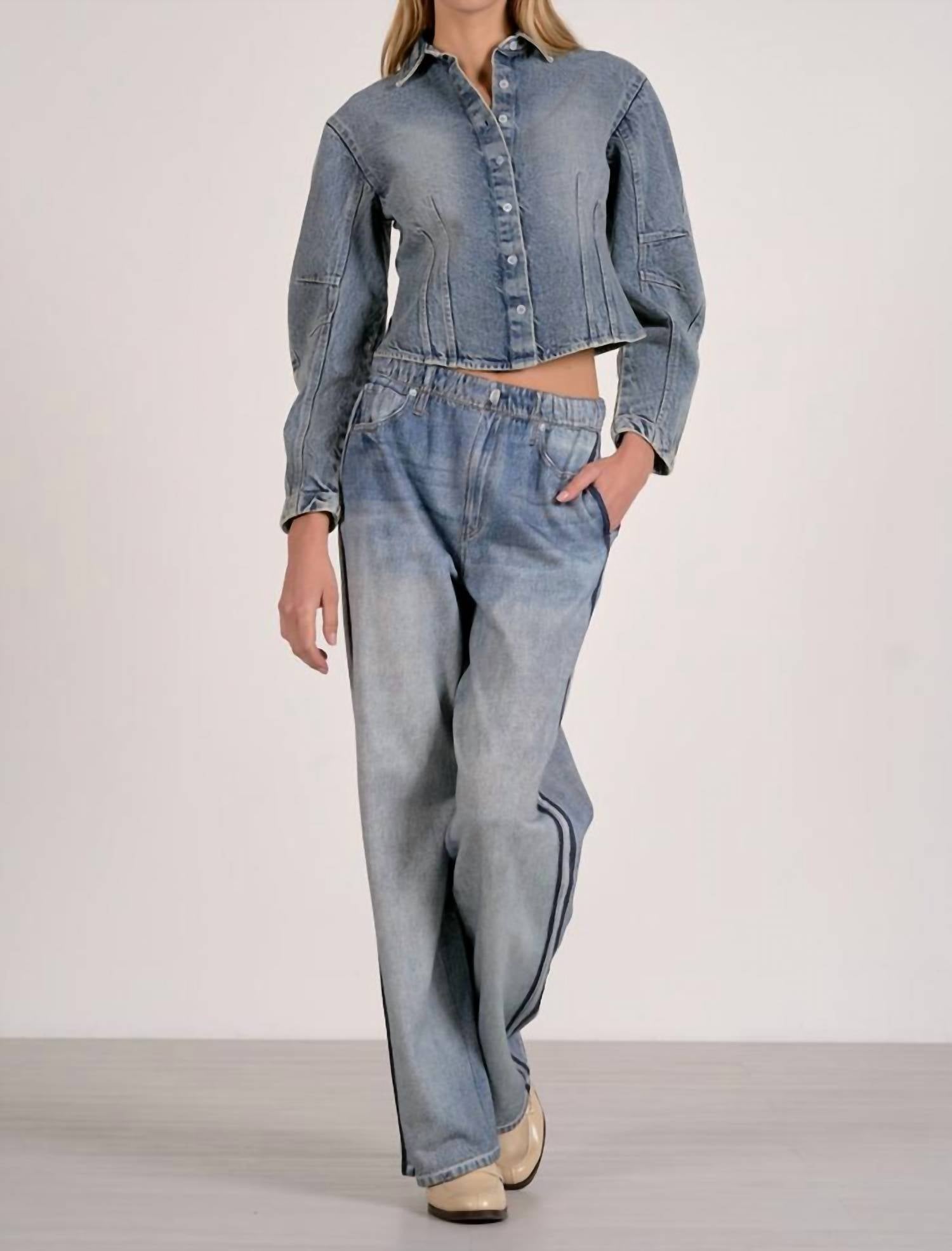 Elan - Barrel Sleeve Top