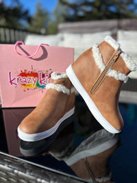 Mars Sky Shoes - Kids Crazy Kicks Furry Winter Booties