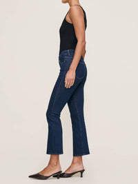 DL1961 - Women's Bridget Boot High Rise Instasculpt Crop Jeans in lunar sky 2 - women's jeans - detail view