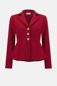 Joseph Ribkoff - Scuba Crepe Peplum Blazer