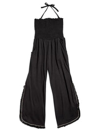 Little Peixoto - Kids Harriet Embroidered Fringe Trim Down The Sides Jumpsuit