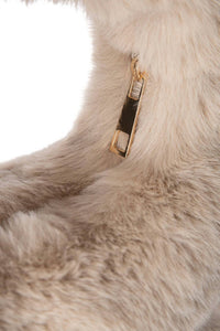 Lamarque - Women's Alix Mini Faux Fur Hobo Bag