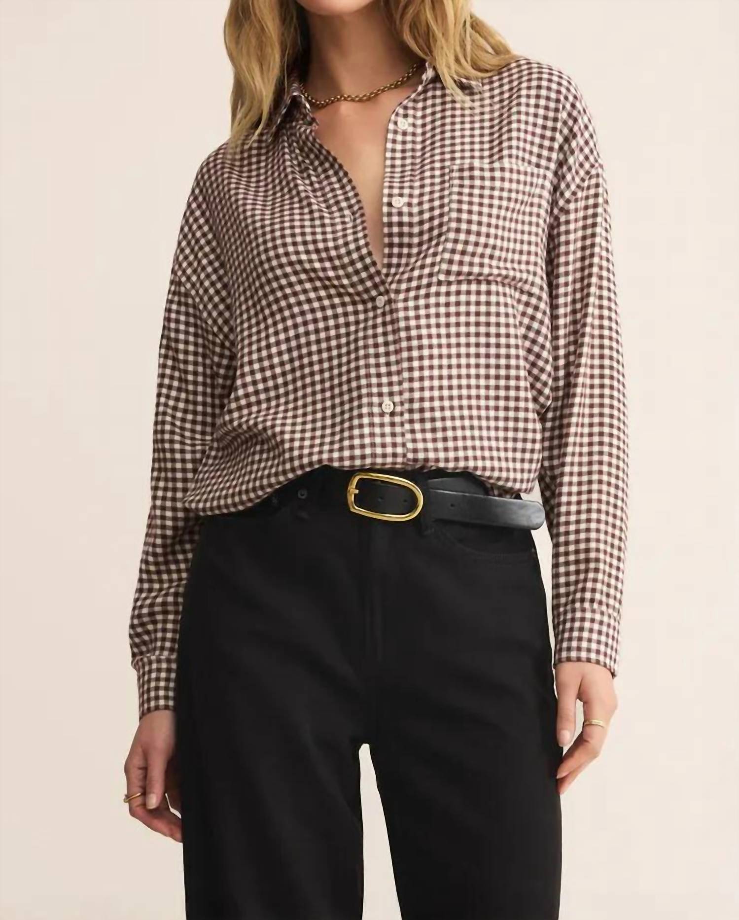 Z Supply - River Plaid Button Up Shirt