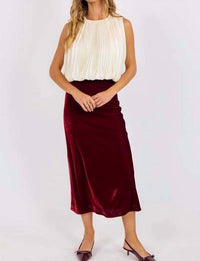 Sage The Label - AMOUR PLEATED BUBBLE TOP