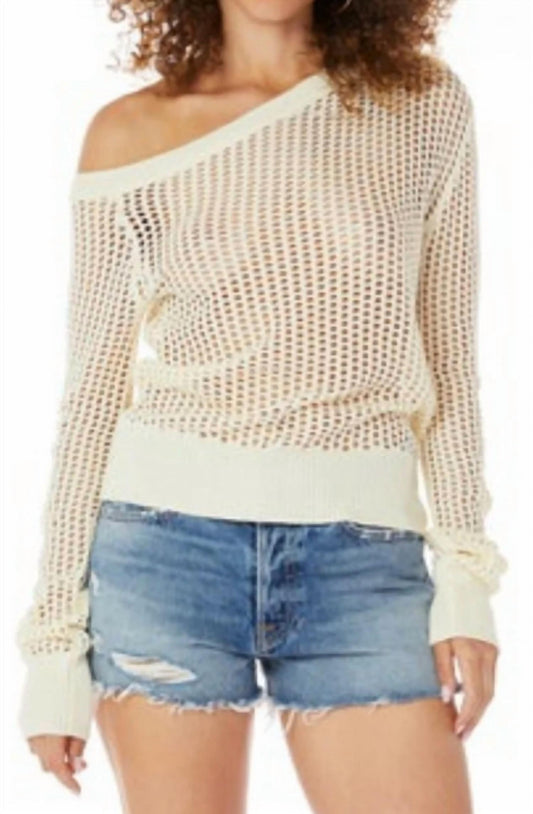 Bobi - Asym Boat Neck Sweater