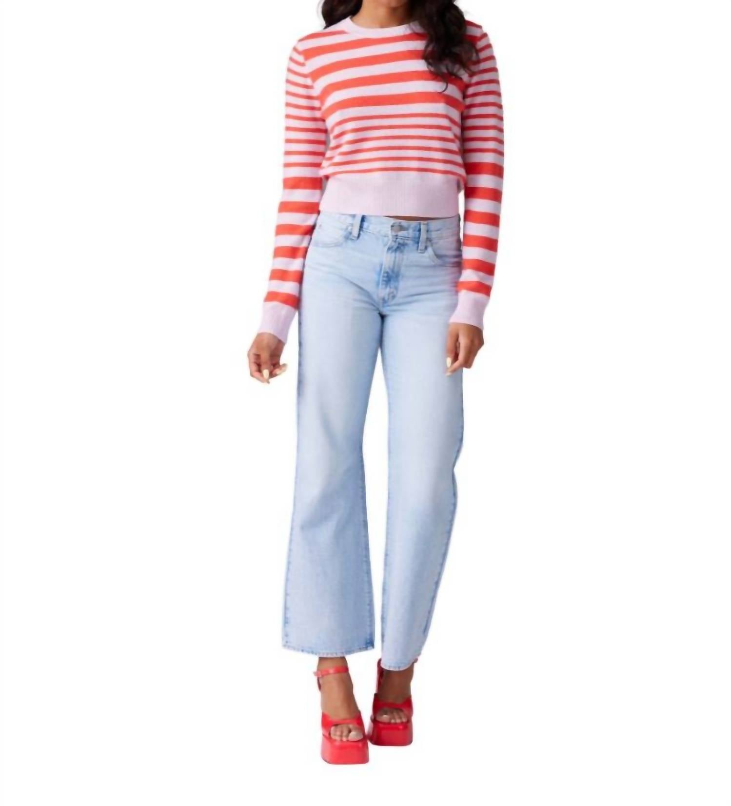 Colorush - Womad Stripe Little Crew Sweater