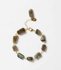 Anne Vaughan - Women's Hand-Cut Iridescent Bracelet