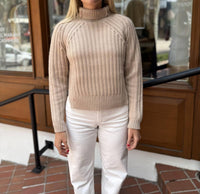 Allude - Mock Neck Cashmere Sweater