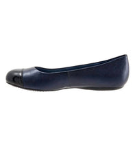 Softwalk Women's Napa Ballet Flats in navy - women's flats - alternate view