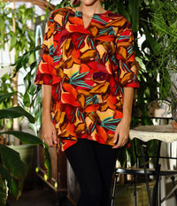 Kikisol - Searenity Desert Fruit French Terry Tunic With Pockets