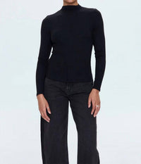 PISTOLA Dara Long Sleeve Funnel Neck Top in nior - women's long sleeve top