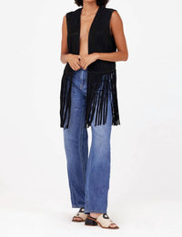 Mauritius - Katy Fringe Leather Vest