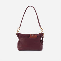 HOBO Women's Kori Crossbody Bag in mulberry glaze - women's bag - detail view