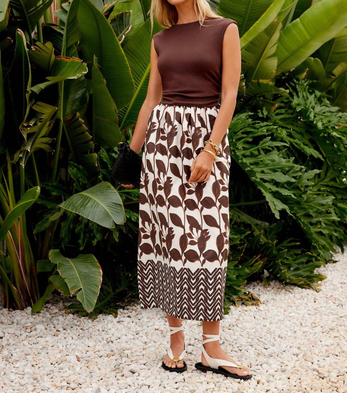 Fifteen Twenty - Women's Carina Long Contrast Dress