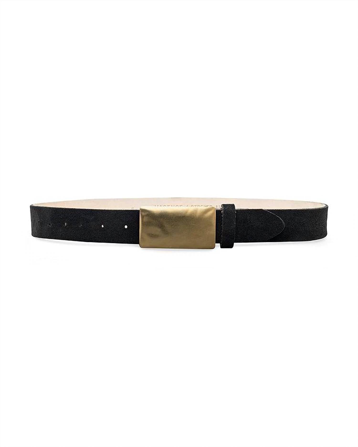 L'Agence - Women's Textured Hammered Belt