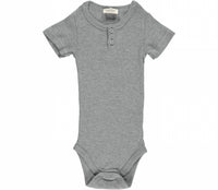 Marmar Copenhagen - Kid's Short Sleeve Ribbed Henley Body Set
