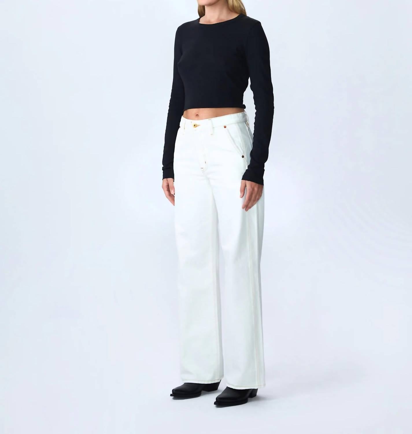 Slvrlake - Grace Double Seam Wide Leg Pants