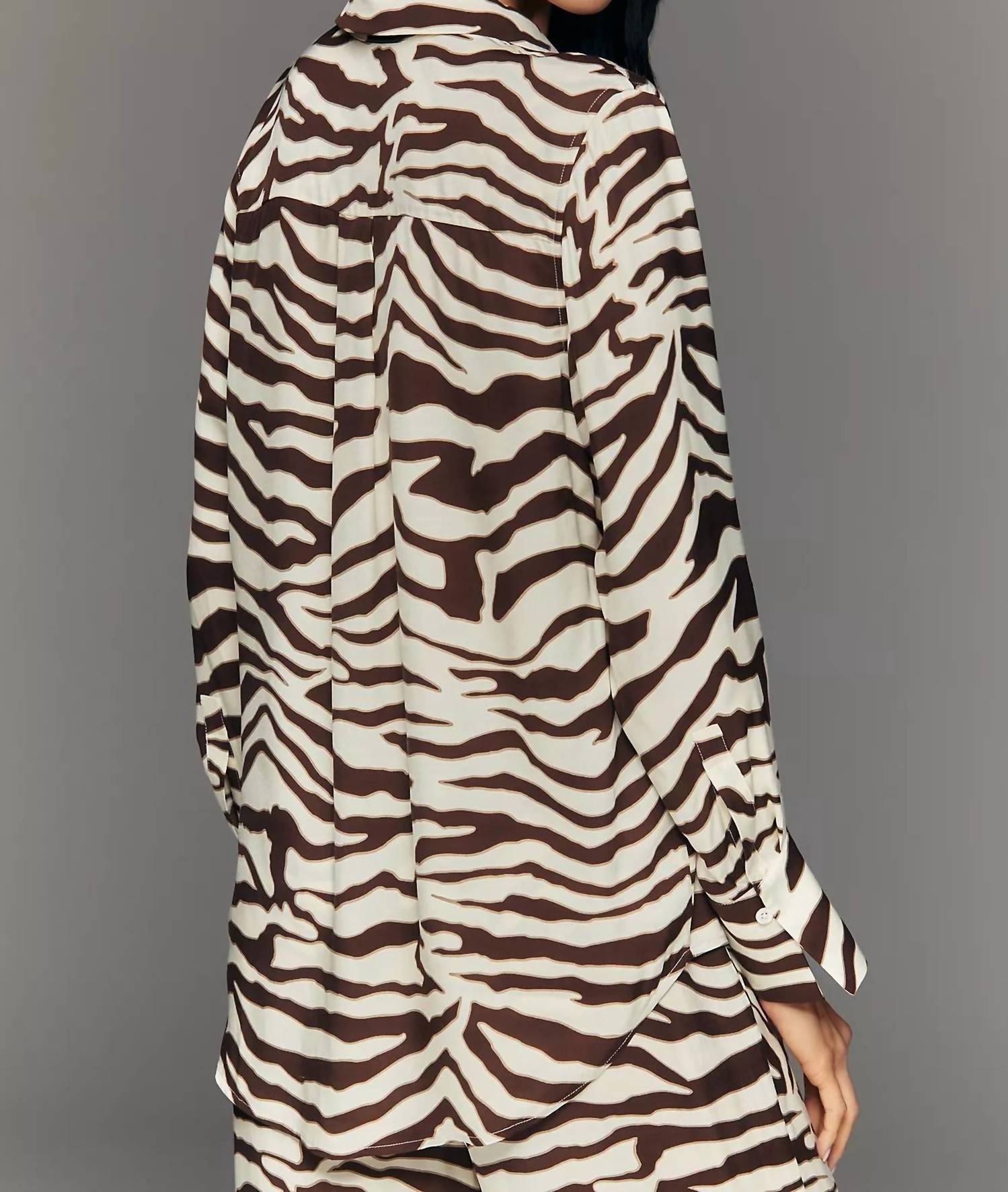 Rails - Saige Striped Button-down Top