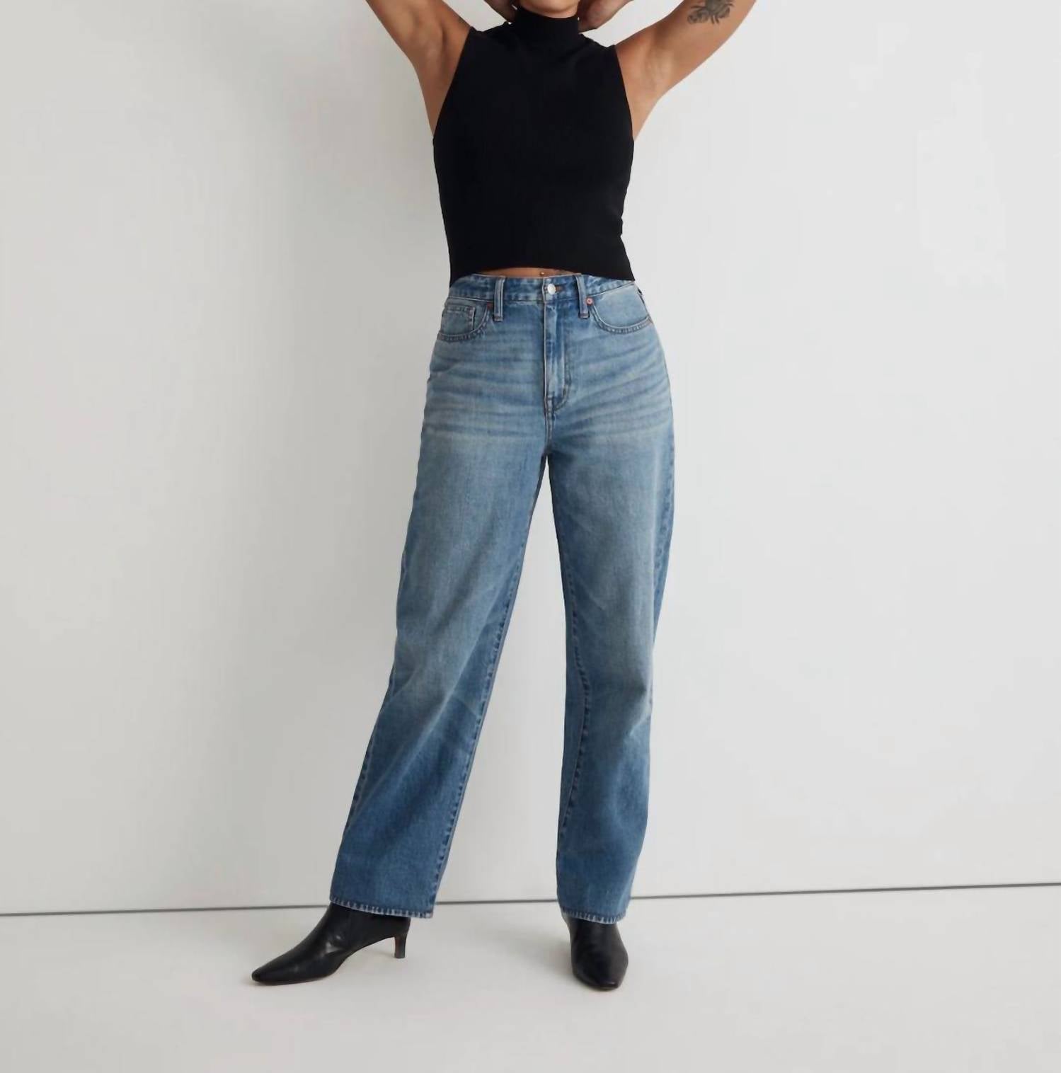 Madewell - Curvy Baggy Straight Jeans