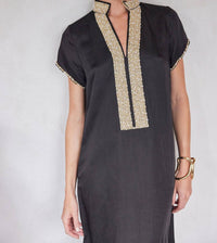 Bella Tu - Pearl Cap Sleeve Caftan Dress