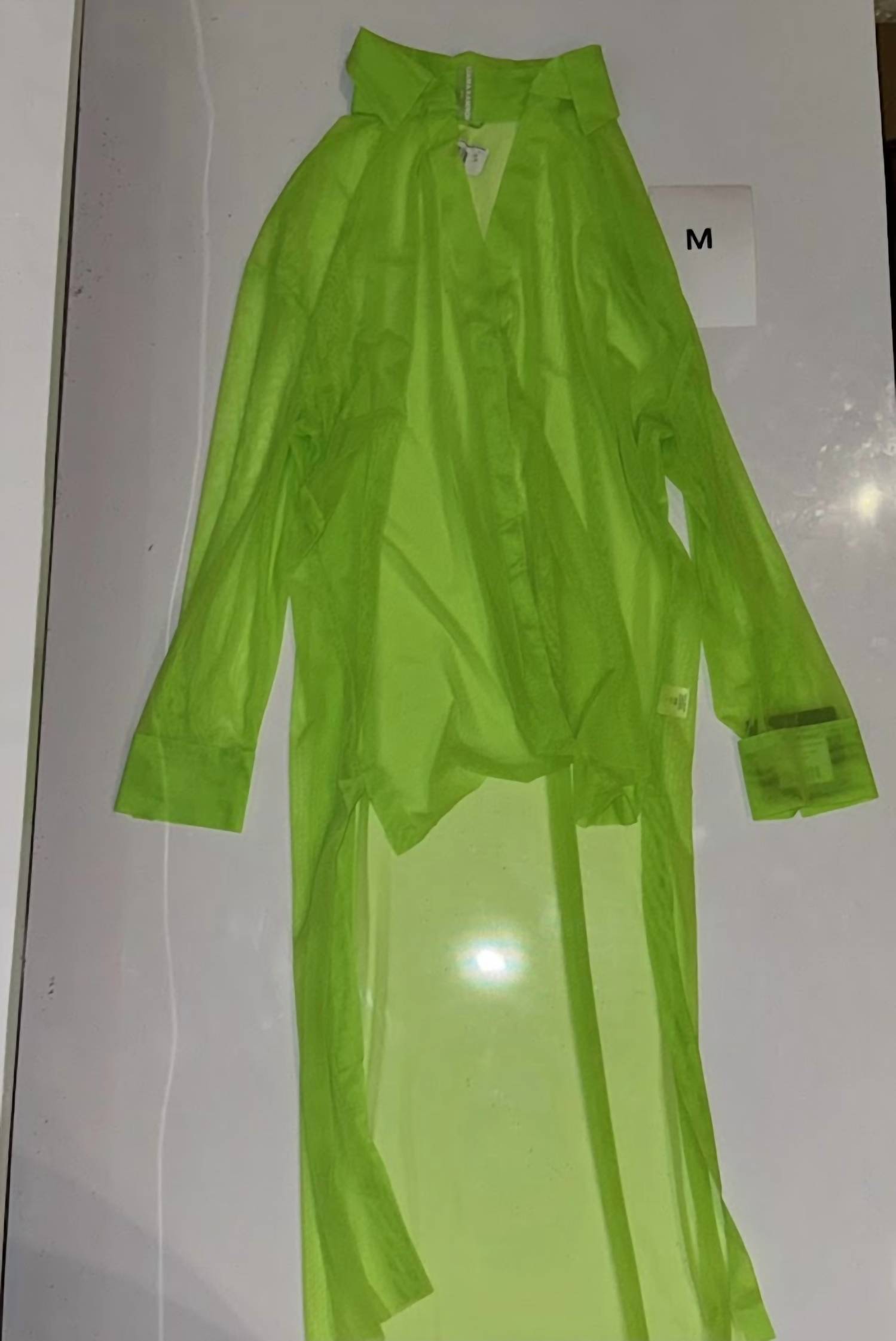 Norma Kamali - Hi Low Oversized Boyfriend Neck Shirt With Collar