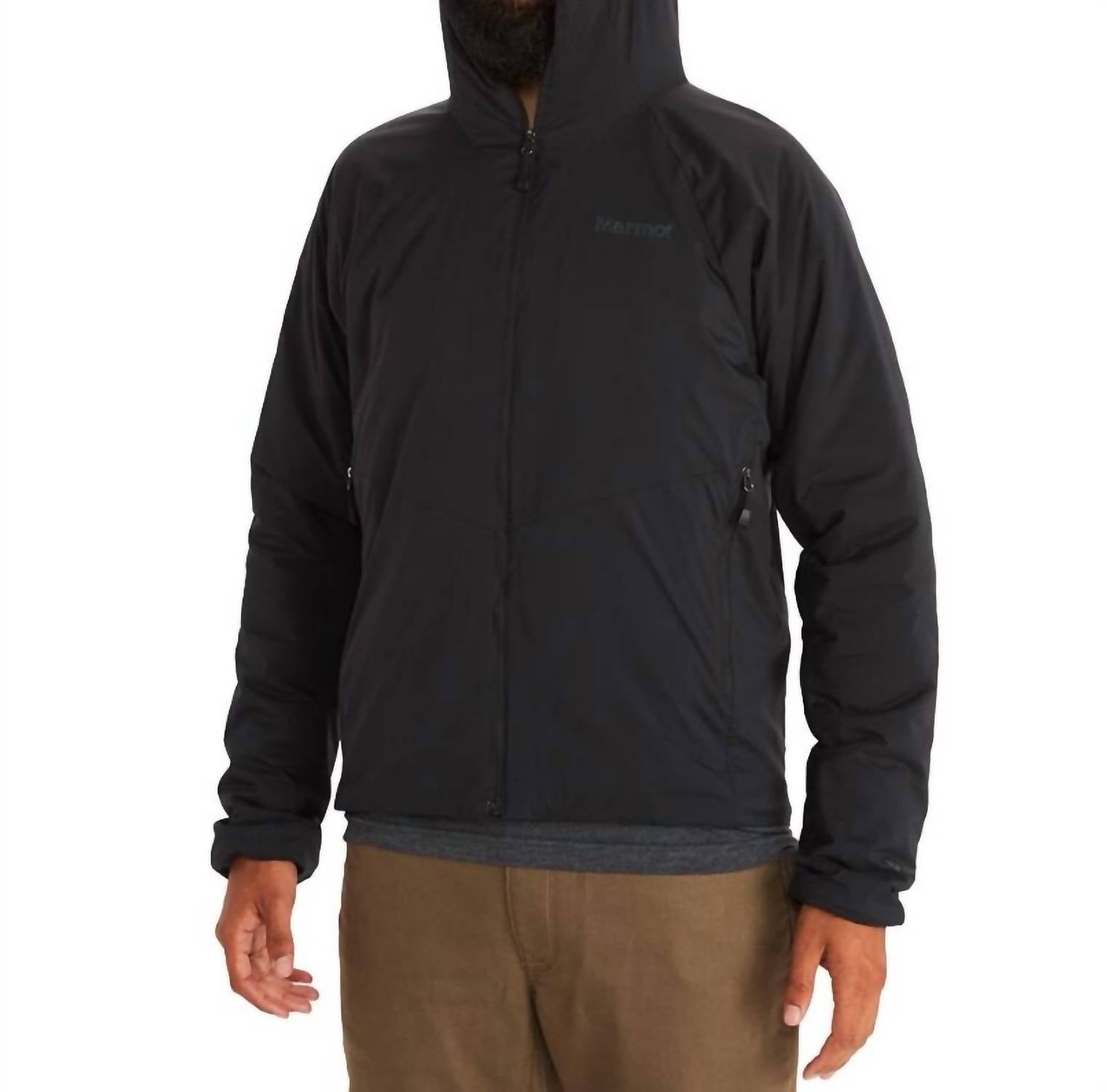 MARMOT Men's WarmCube Novus Hooded Jacket in black - men's jacket
