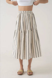 Elle Grey - Avery Stripe Skirt