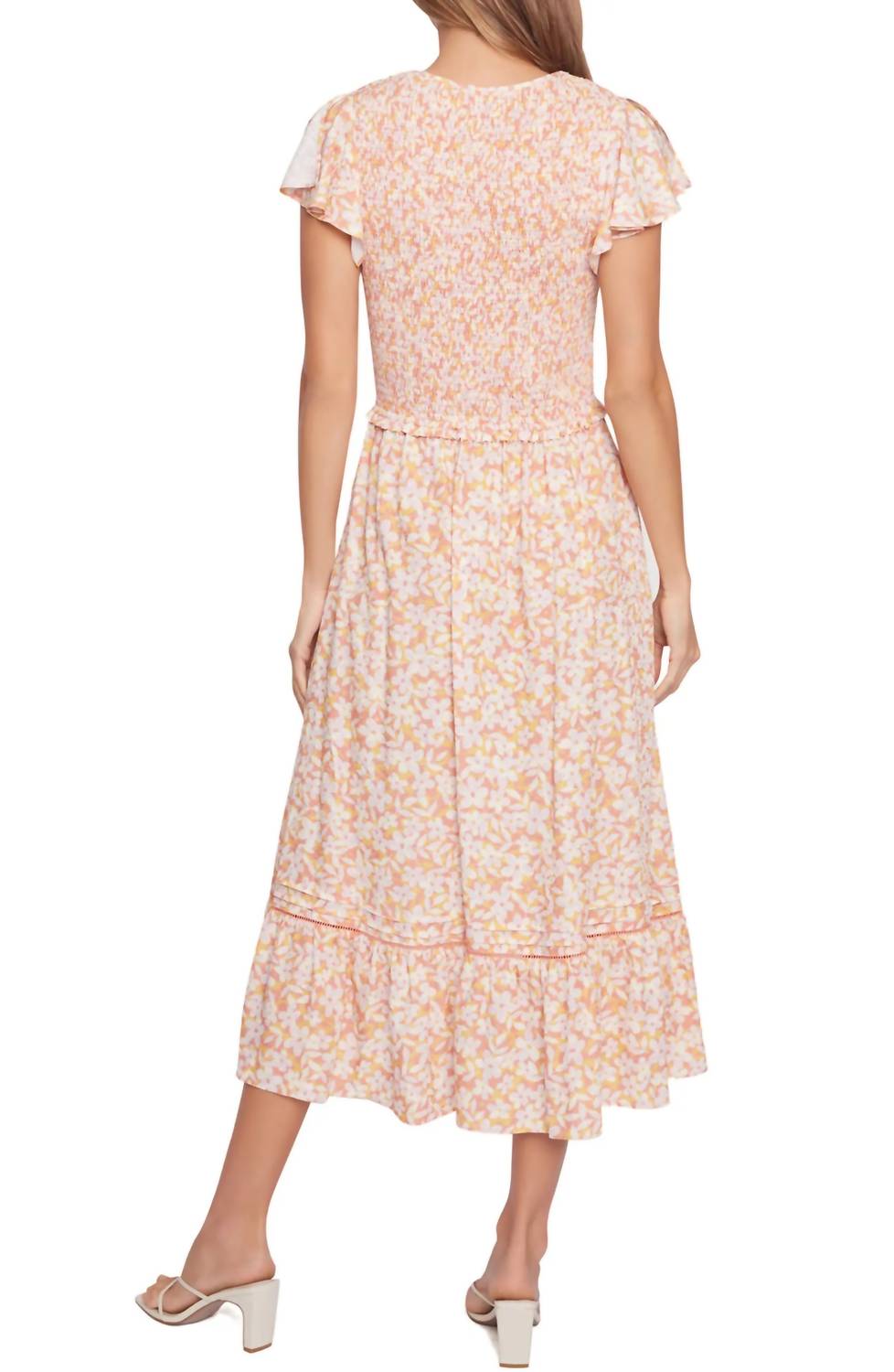 Lost + Wander - Coastal Daisies Midi Dress