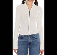 Free People - Brunch Girl Zip Up Top