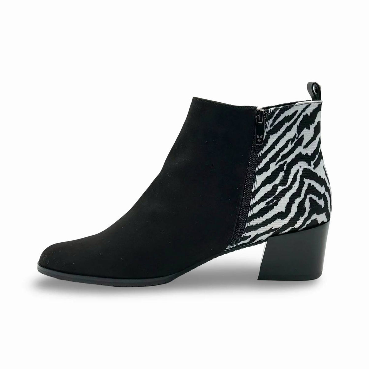 J. Renee - Women's Halsie Zebra Print Booties