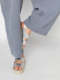 Ateliers - Women's Candace Metallic Leather Sandals