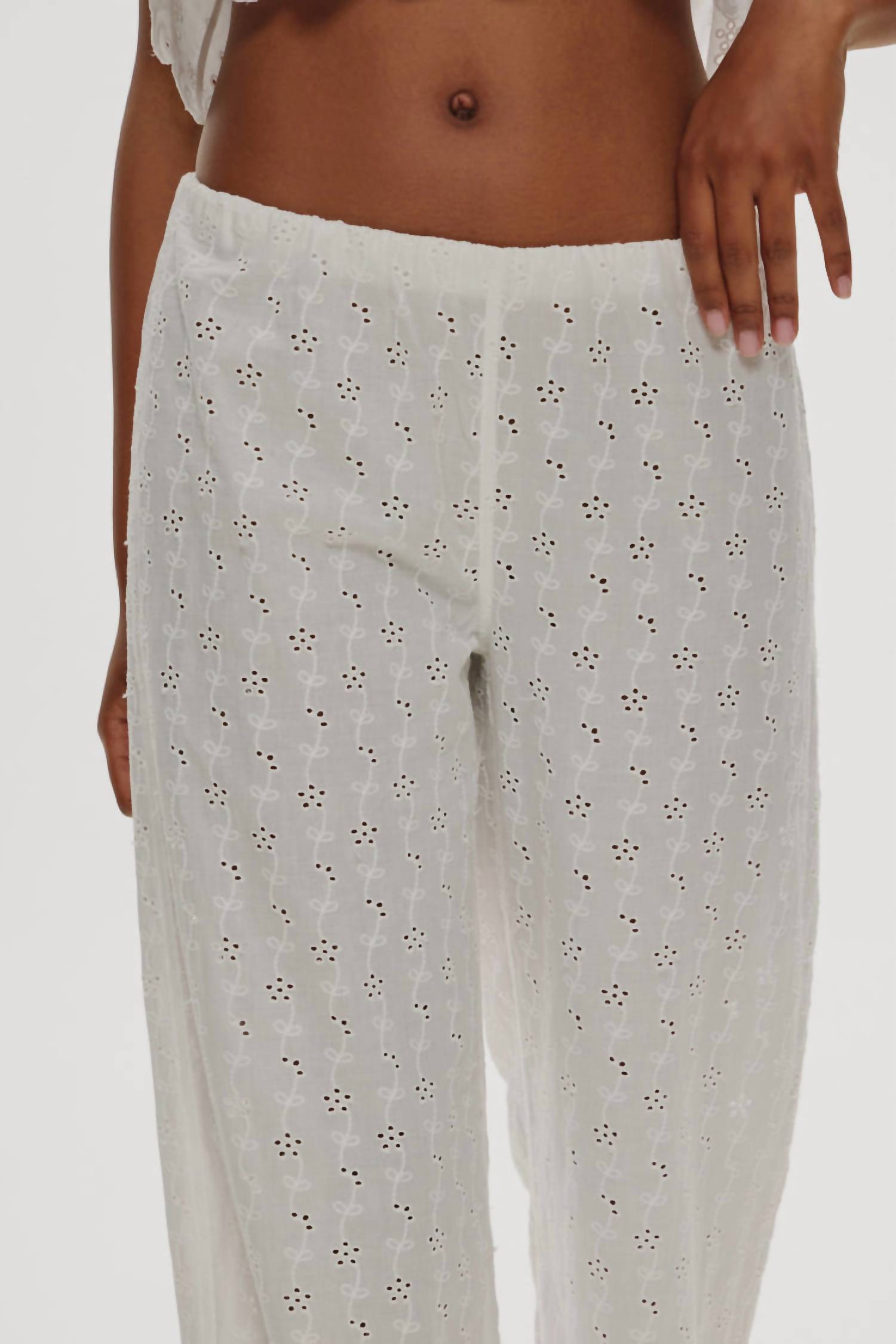 Frankies Bikinis - Princess Wide Leg Relaxed Fit Pants