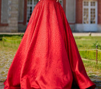 Sherri Hill Sparkling Bow Dress in red - women's dress - detail view