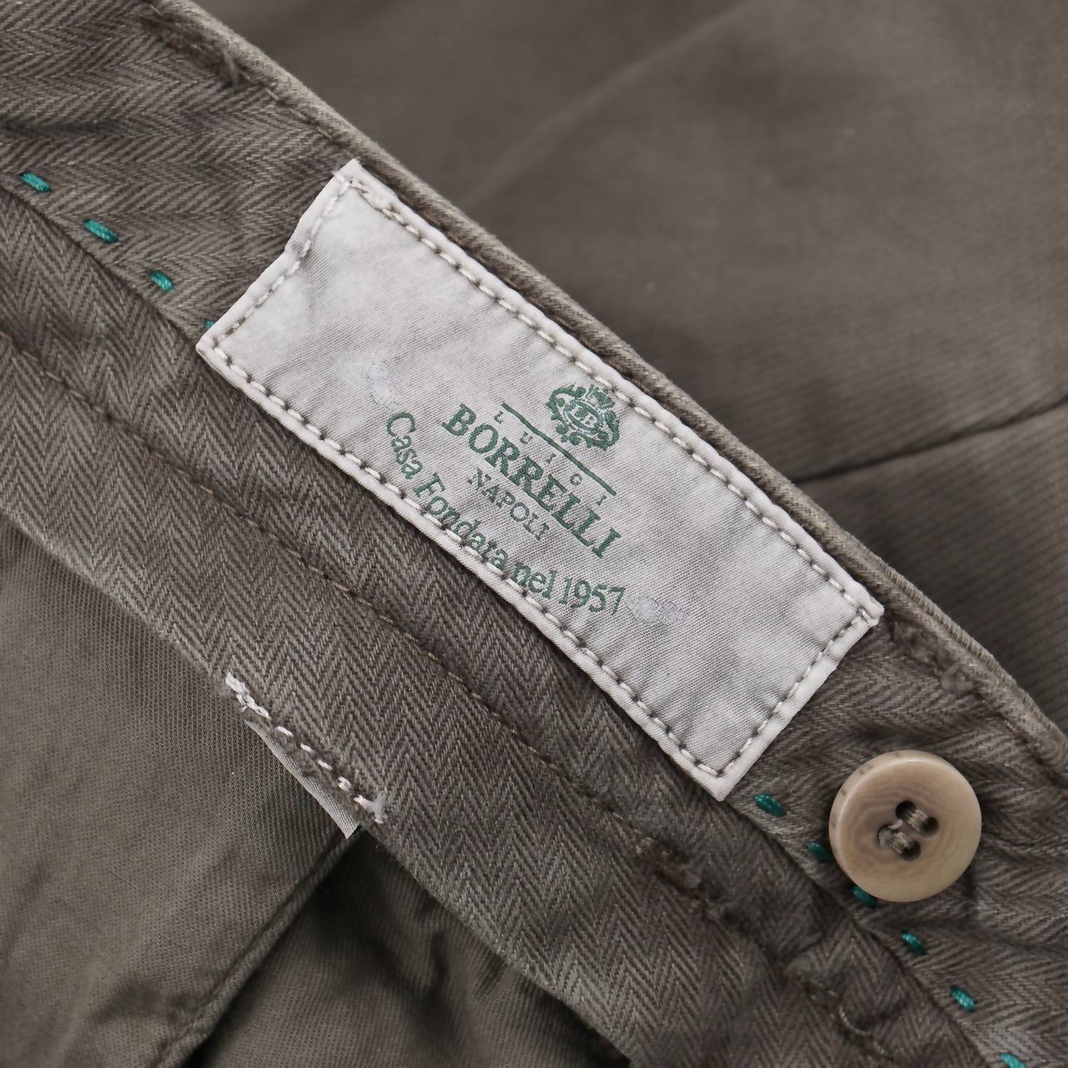 Luigi Borrelli Napoli - Men's Slim-fit Cotton Pants