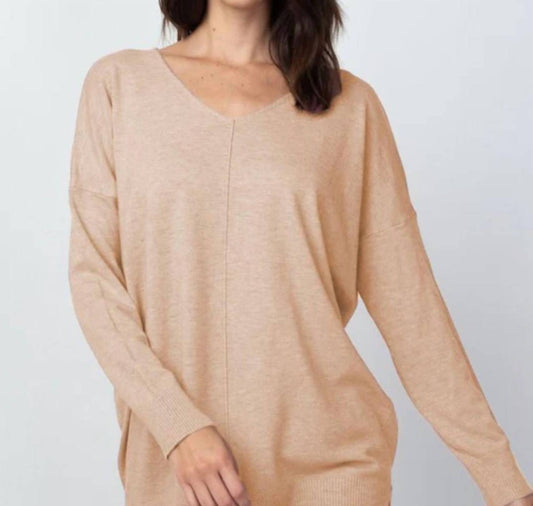 Dreamers By Debut - Super Soft Stretch V Neck Tunic Top