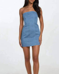 Naked Zebra - Marah Strapless Mini Dress