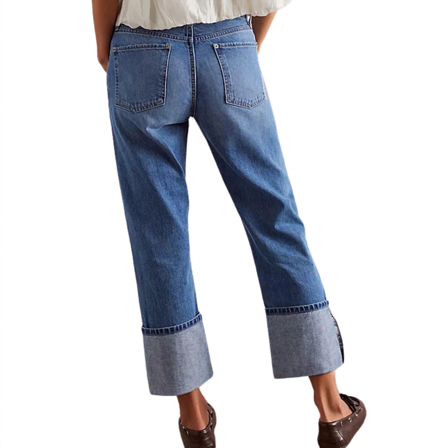 Free People - Slim Shade Selvedge Jean