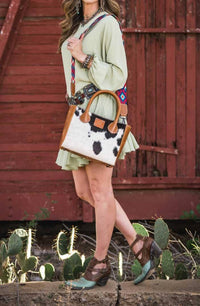 Sts Ranchwear - Women's Basic Bliss Cowhide Satchel Bag