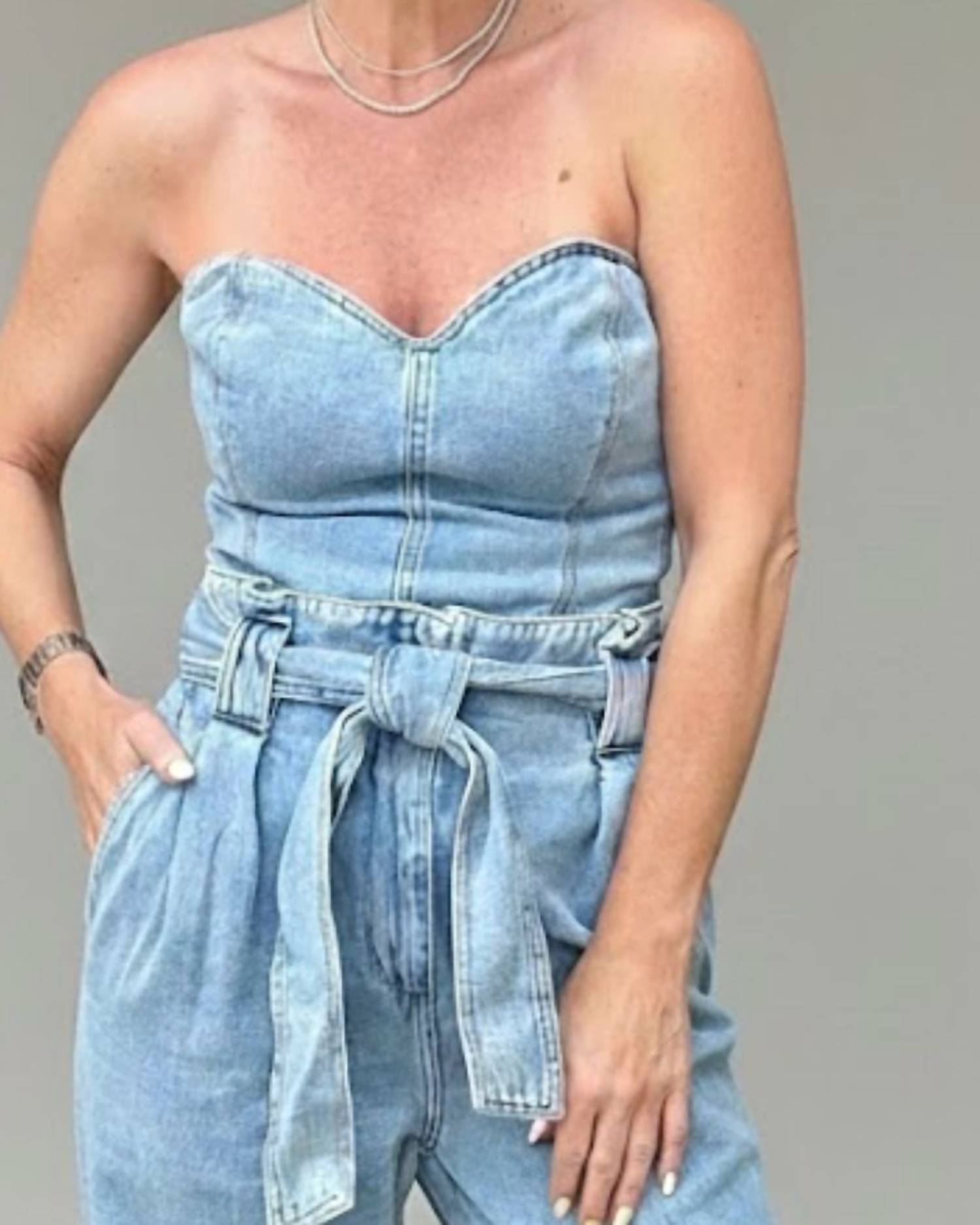 Dress To - SUZ STRAPLESS JUMPSUIT
