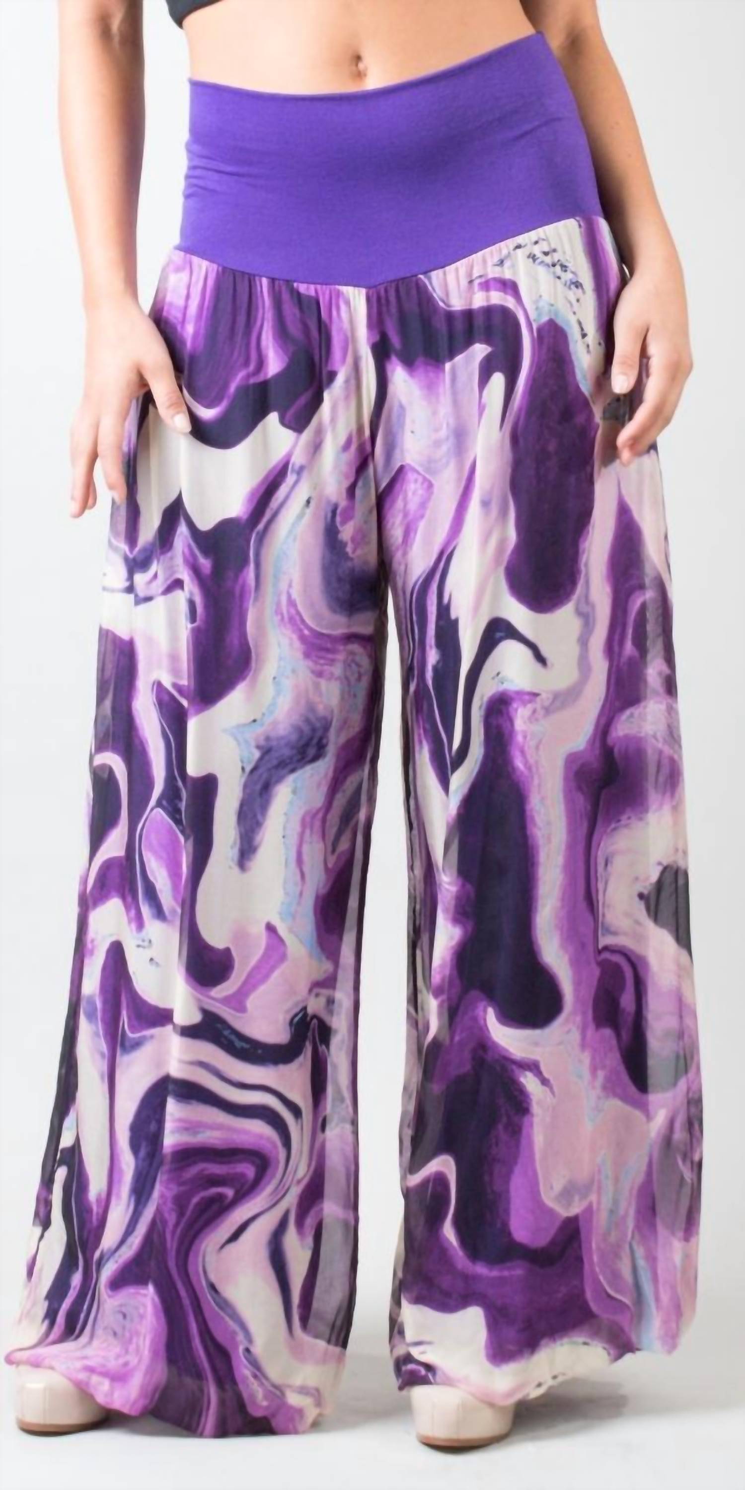 Gigi Moda - Aspen Marble Wide Leg Pant