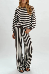 Suzie Kondi - Sifnos Striped Terry Sweatshirt