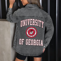 Gameday Couture - Ou Micro Rhinestone Overshirt
