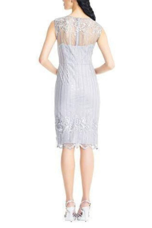 Adrianna Papell - Sequin Embroidery Short Party Dress