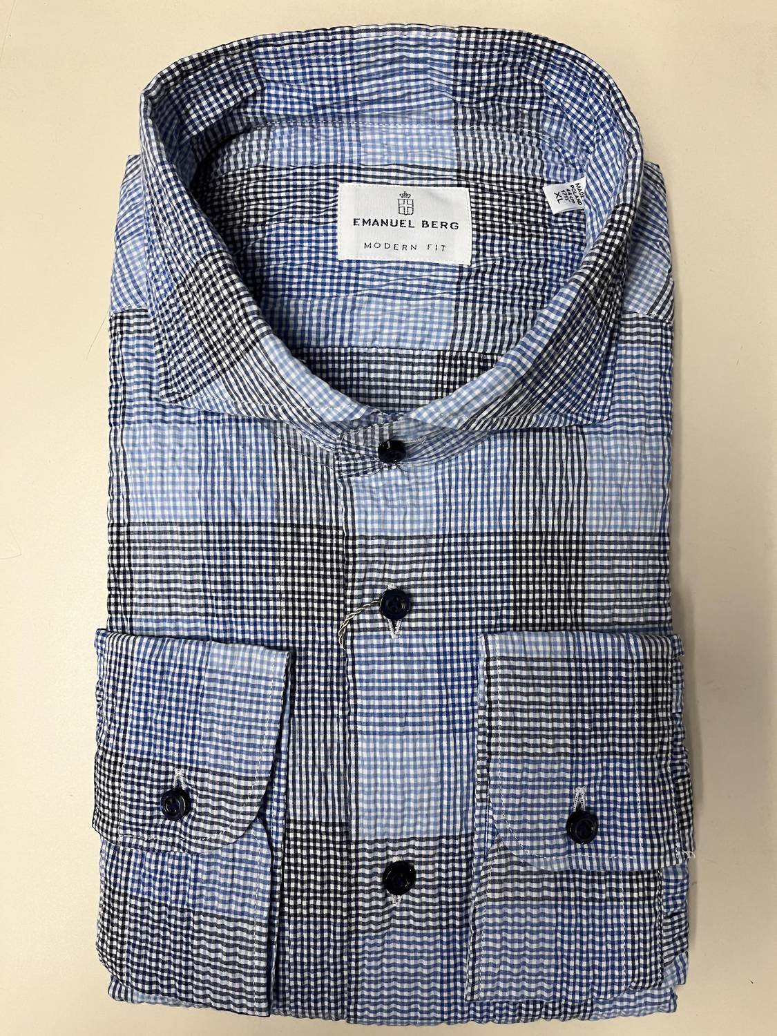 Emanuel Berg - Men's Marselie Crinkle Shirt