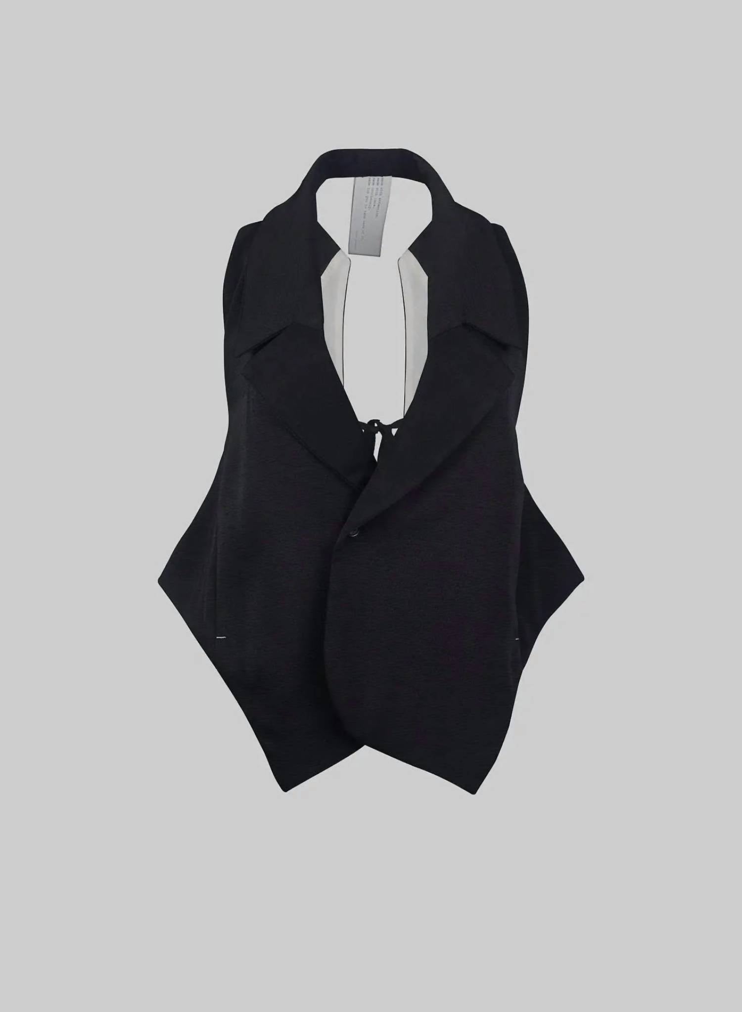 Asier Quintana Anaia Vest in black - women's jacket - view 5