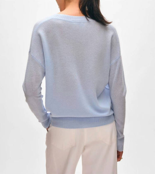 White + Warren - Cashmere Featherweight V Neck Sweater