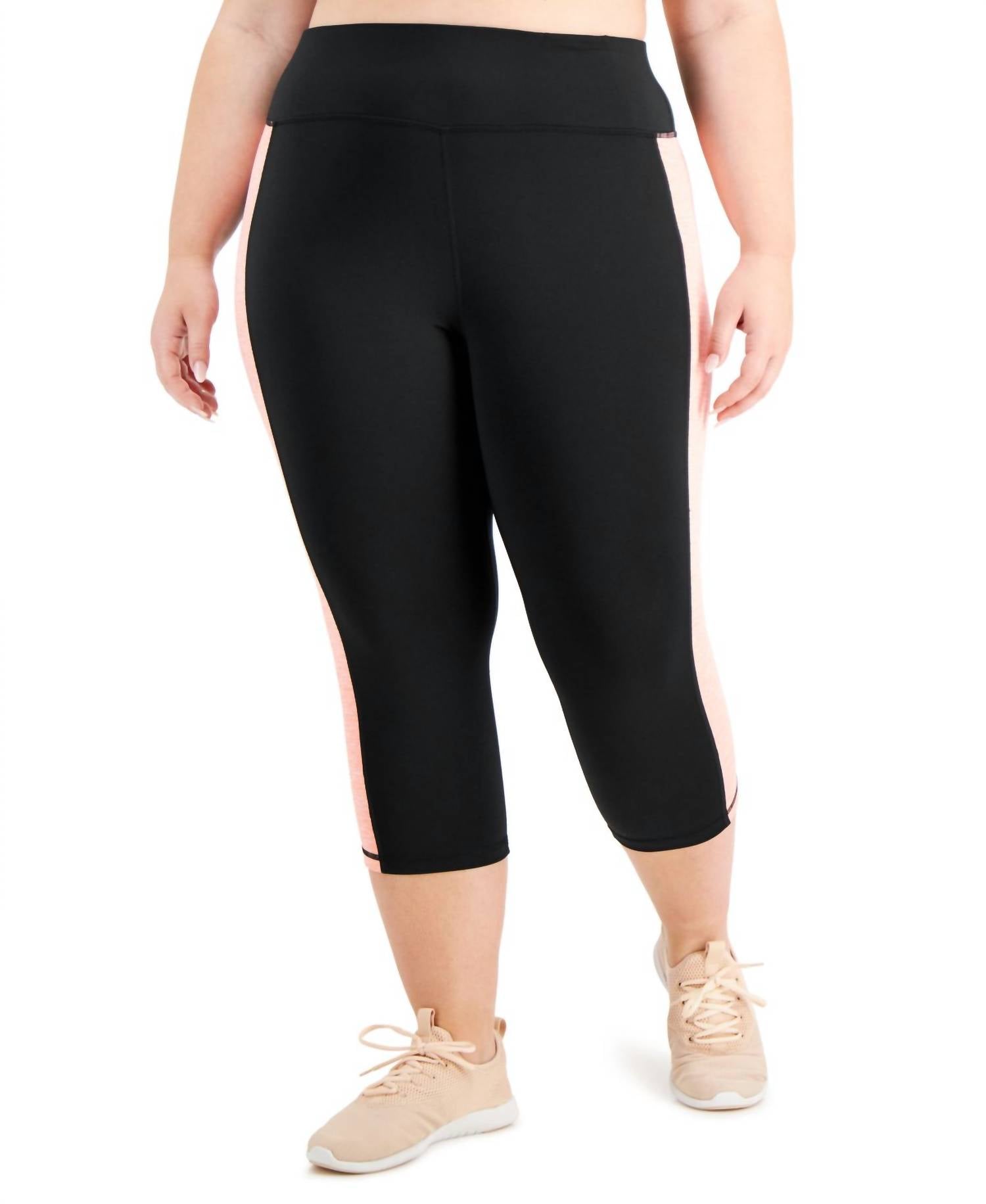 Ideology - Women's Colorblock Capri Leggings - Plus