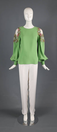 Oscar De La Renta - Silk-blend Blouse